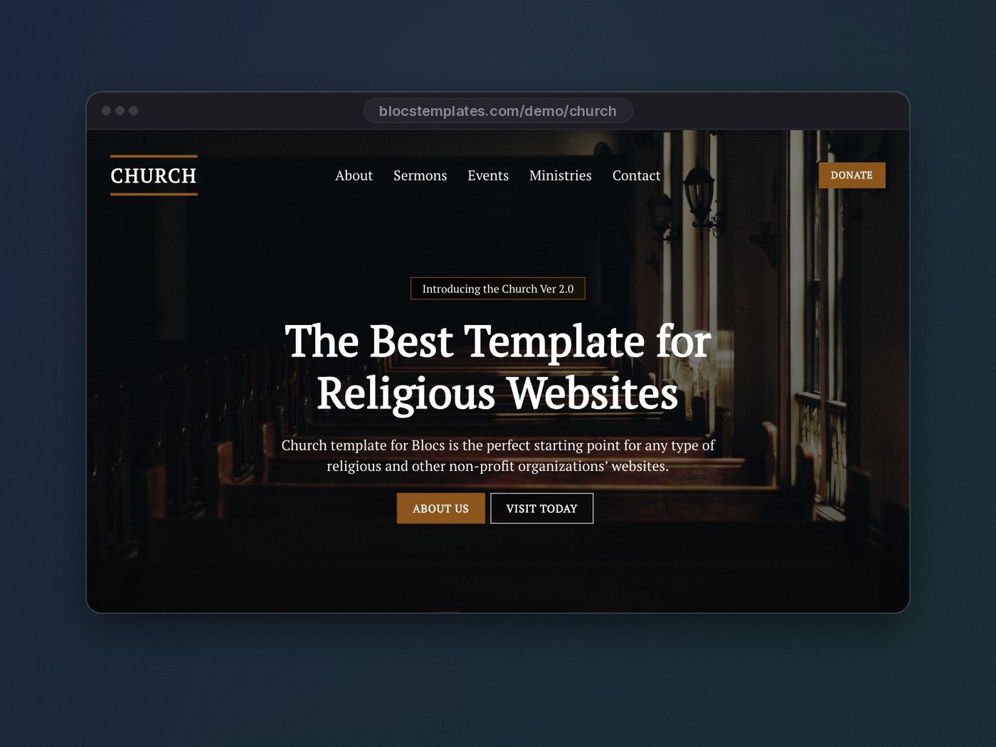 Church template for Blocs