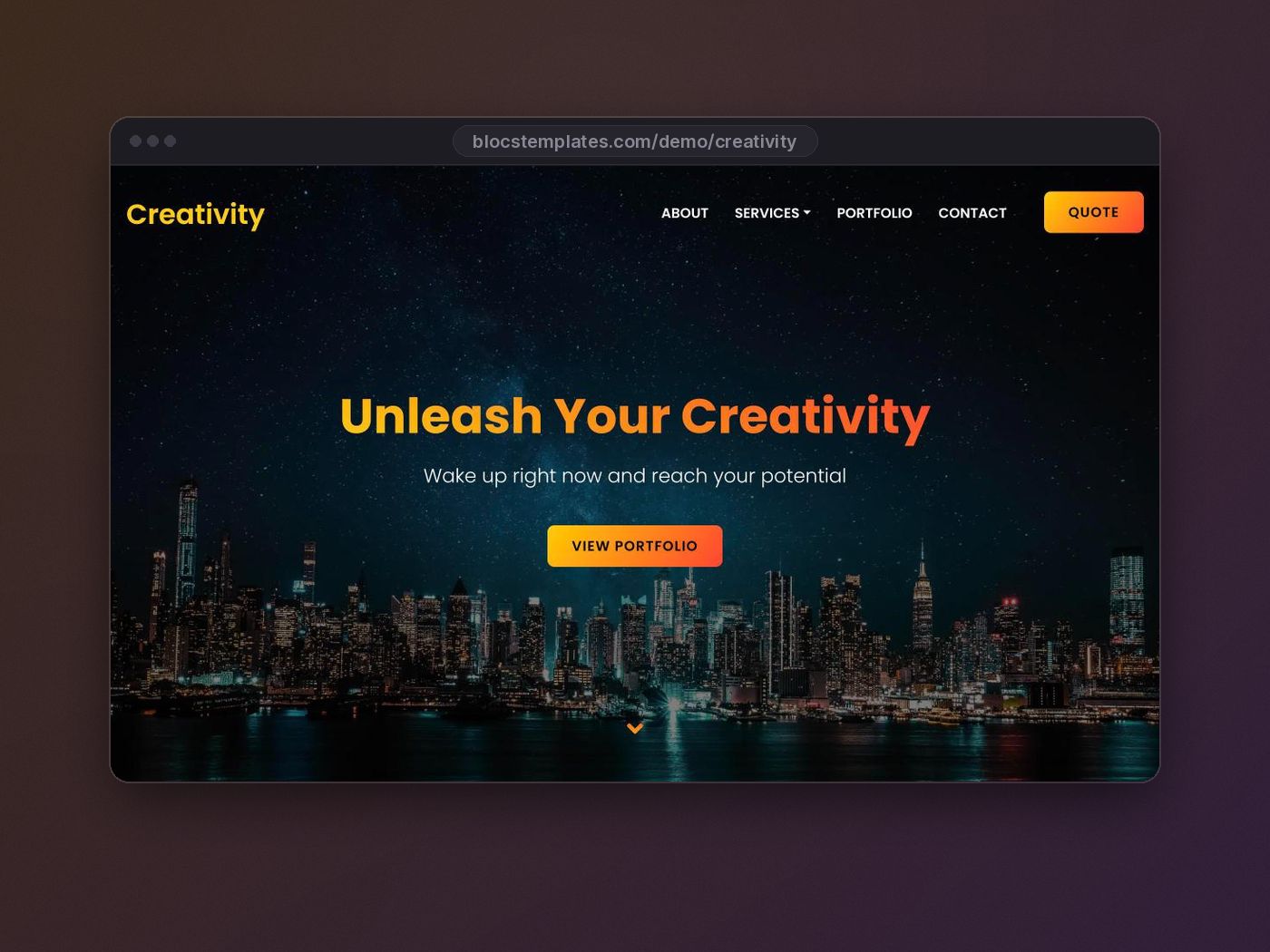 Creativity template for Blocs