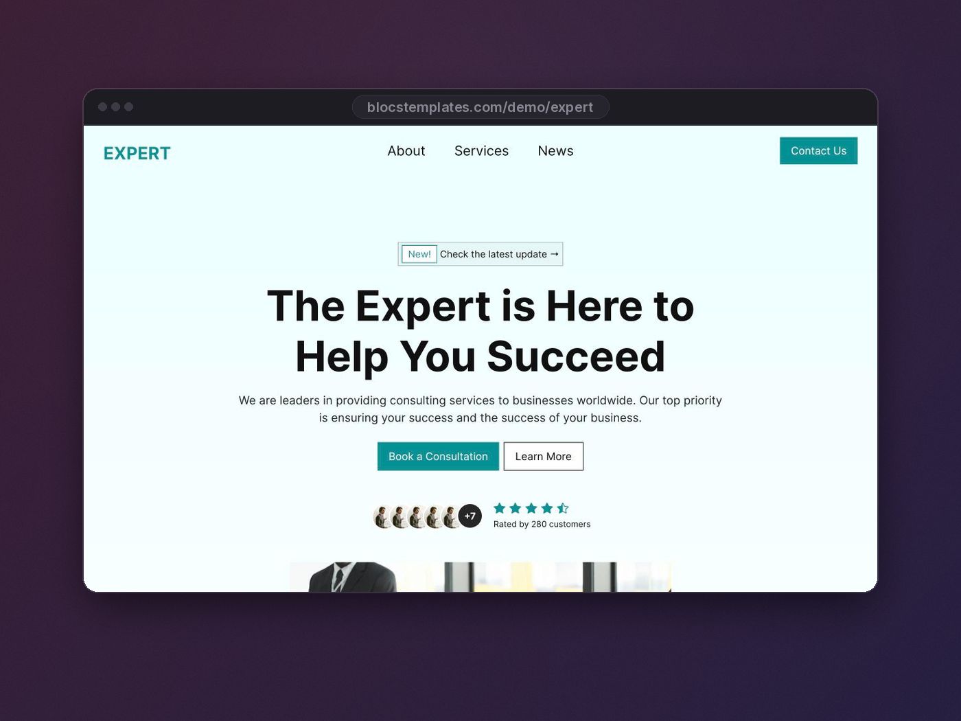 Expert template for Blocs