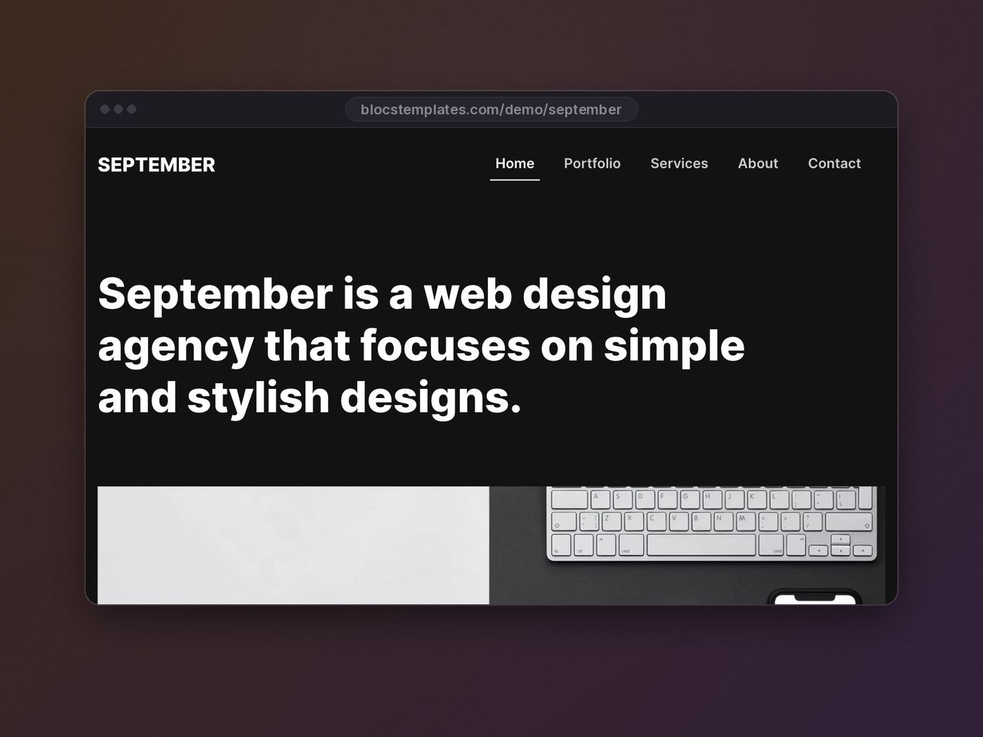 September template for Blocs
